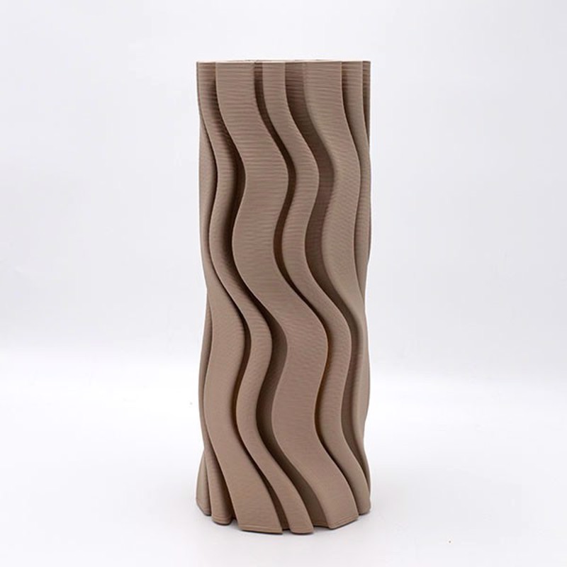 ESTHETI home - ΣΗΜΑΝΤΙΚΟ: Σε περίπτωση διαφοράς τιμής από το κατάστημα ισχύει παντα και μόνο η τιμή του καταστήματος ESTHETI home Βάζο Κεραμικό Ανοιχτό Γκρι 14.5x15x36cm 81