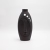 ESTHETI home Bazo Prosopo Keramiko Mavro me Lefkes Leptomereies 14.5x10.5x30.5ek 819-00753