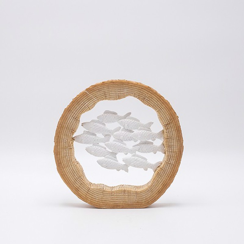 ESTHETI home Διακοσμητικό Γλυπτό ''Κοπάδι Ψαριών'' Resi