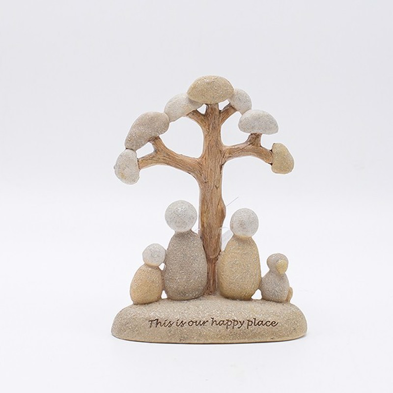 ESTHETI home Αφαιρετικό Γλυπτό ''Οικογένεια γύρω από Δέ