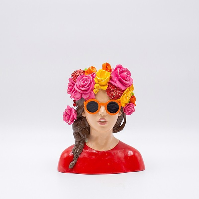 ESTHETI home Διακοσμητικό Γλυπτό ''Προτομή Γυναίκας με 