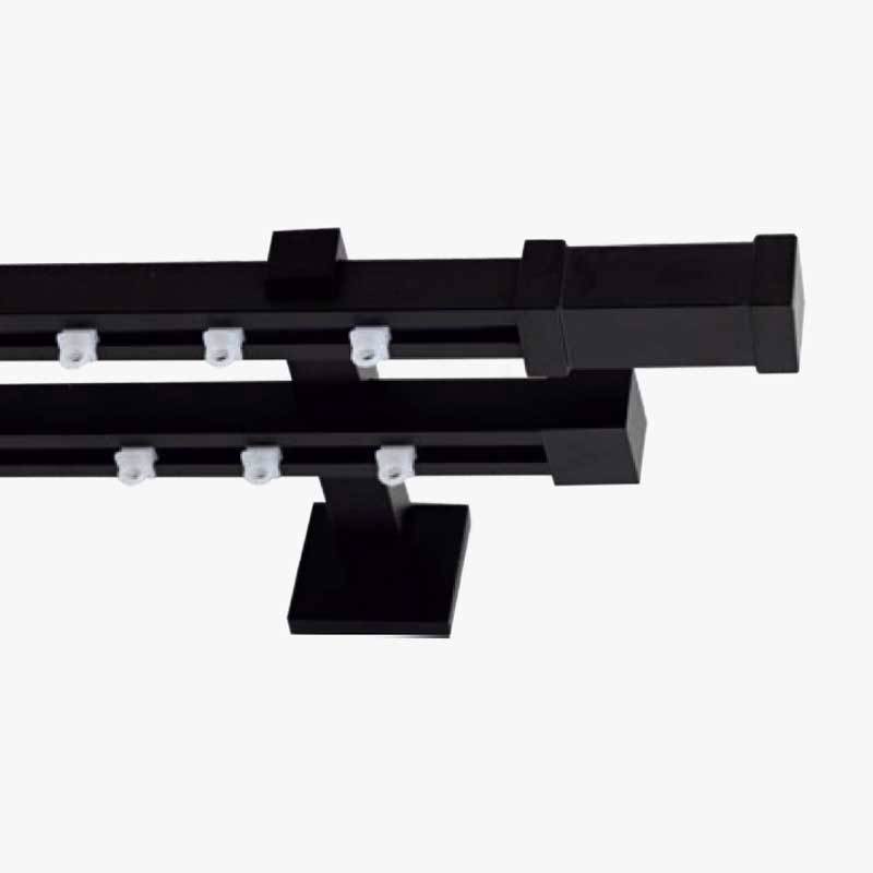 Frans Σιδηρόδρομος Διπλός Texas Kastro 20x20mm Μαύρος