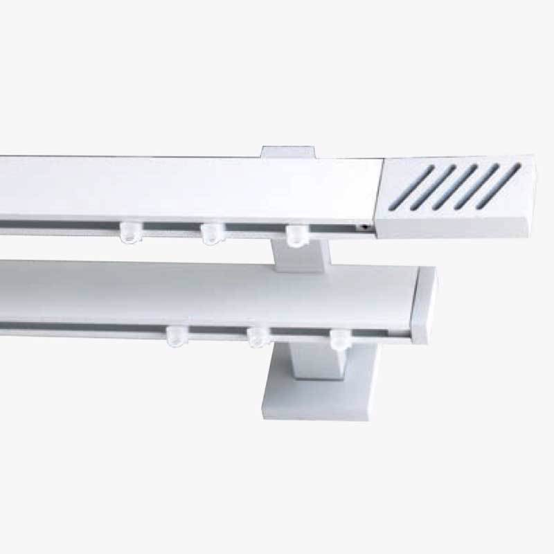 Frans Σιδηρόδρομος Διπλός 'Super' Ορθογώνιος Line Λευκό