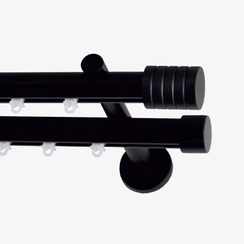 Frans Σιδηρόδρομος Διπλός Athens Bar Φ25 Μαύρος