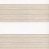 Frans Double Roler Ruthmizomenis Skiasis 'Fabric Collection' Ekrou me Asimi Rigs (D-202)