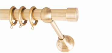 Frans Κουρτινόξυλο Φ25 Tapa Oro Mat