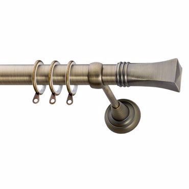 Frans Κουρτινόξυλο Φ25 E-7 Αντικέ Μπρονζέ