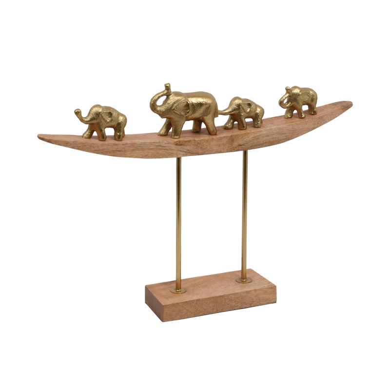 Fylliana Επιτραπέζιο Διακοσμητικό ''Elephant Family'' Α