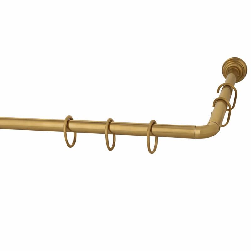 Grekon Βραχίονας μπάνιου 1270 γωνιακός 170x80cm Χρυσό Χ