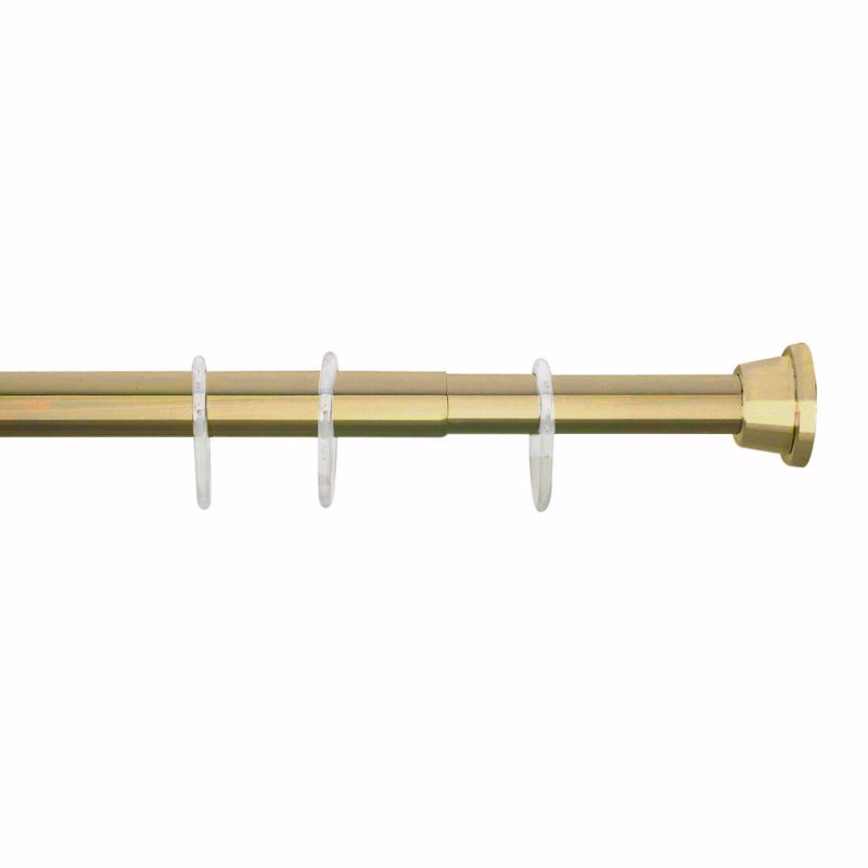Grekon Βραχίονας Μπάνιου 1211 Πτυσσόμενος 75-125cm Χρυσός Φ25