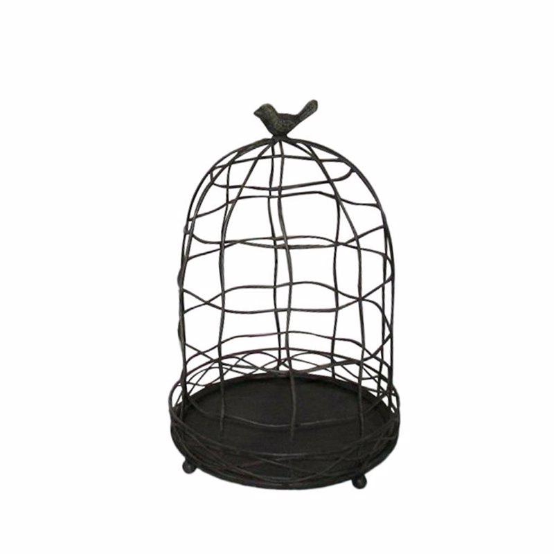 InTheBox - Maison MIRTILE DECO Κλουβί Μεταλλικό Μαύρο Φ