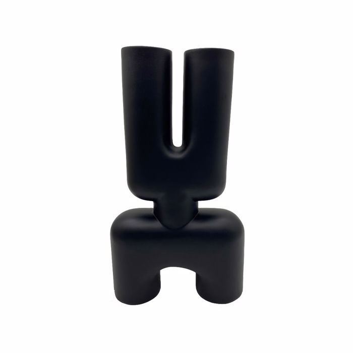 InTheBox - Maison MORP Bazo Resin Mavro 18.5x7x31.5cm 026101