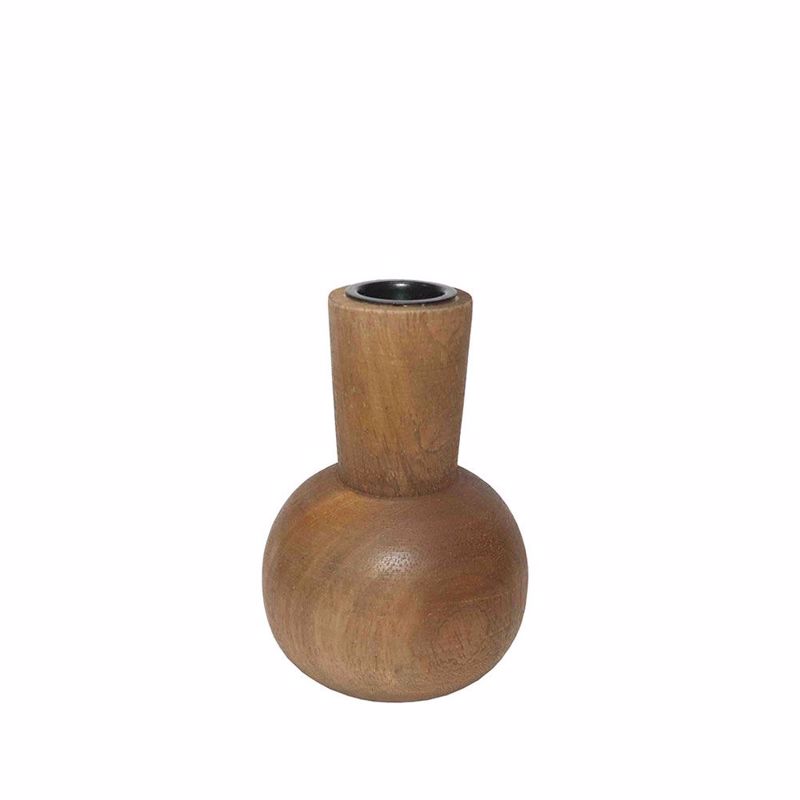 InTheBox - Maison - ΣΗΜΑΝΤΙΚΟ: Σε περίπτωση διαφοράς τιμής από το κατάστημα ισχύει παντα και μόνο η τιμή του καταστήματος InTheBox - Maison SCANDI Κηροπήγιο Ξύλινο Φυσικό Φ7.5x1