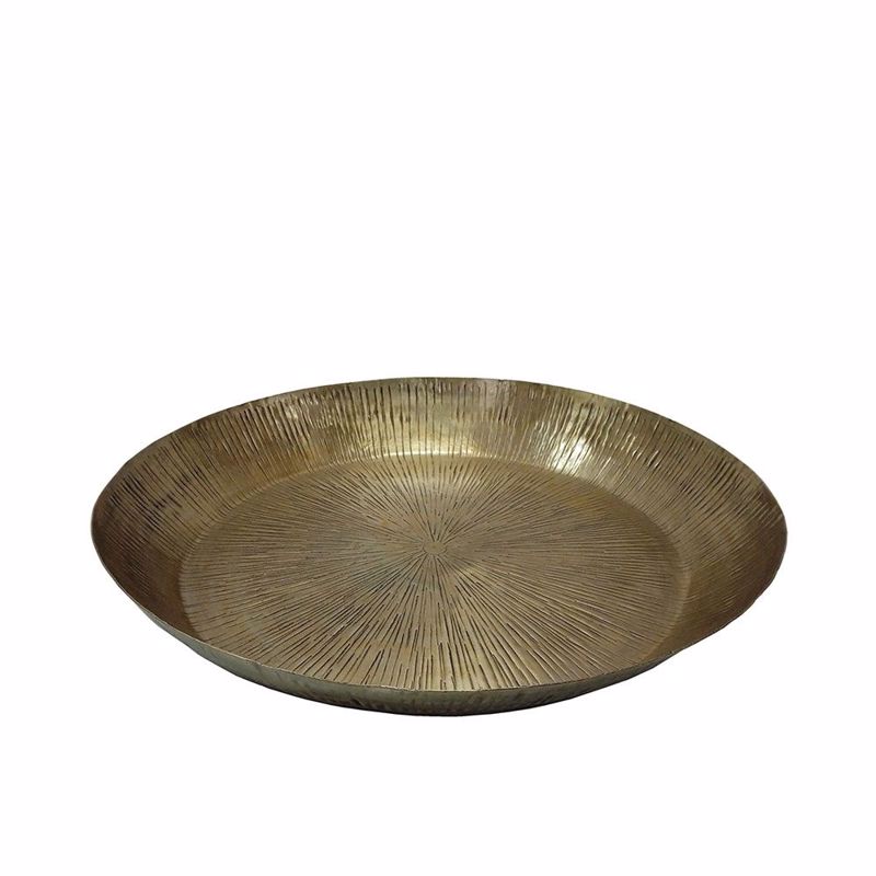 InTheBox - Maison ERDUS Διακοσμητικός Δίσκος Αλουμινίου