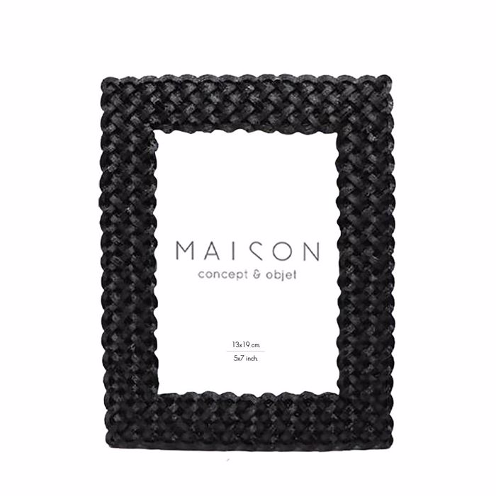 InTheBox - Maison TRESSER Korniza Resin Mavro Mat Gyali 19x2x24cm (13x19cm) 028373