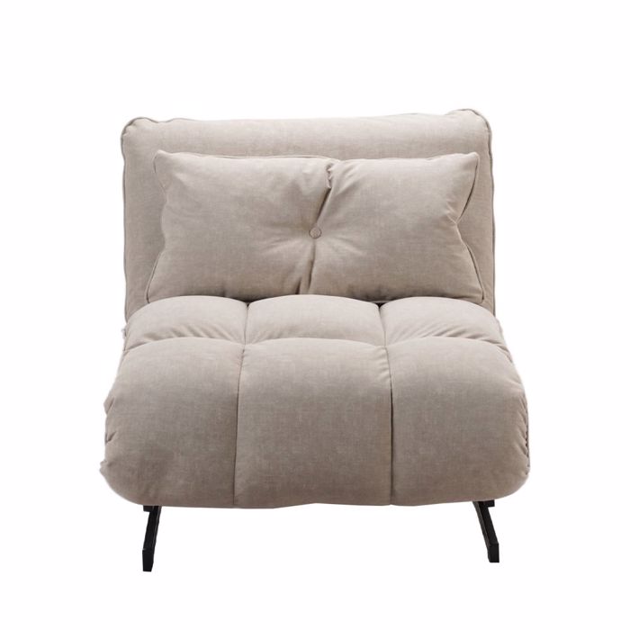 Liberta - Maison TESSERA Poluthrona Anadiploumeni Taupe 86x86x83cm 01-3648