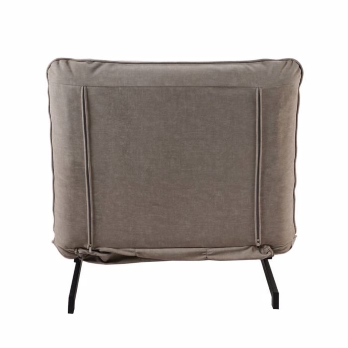 Liberta - Maison TESSERA Poluthrona Anadiploumeni Taupe 86x86x83cm 01-3648