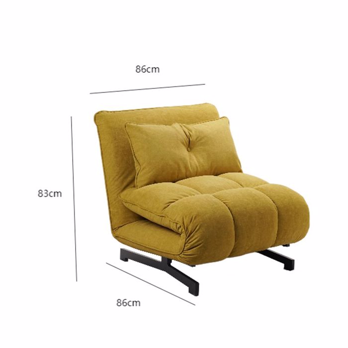 Liberta - Maison TESSERA Poluthrona Anadiploumeni Moustardi 86x86x83cm 01-3650