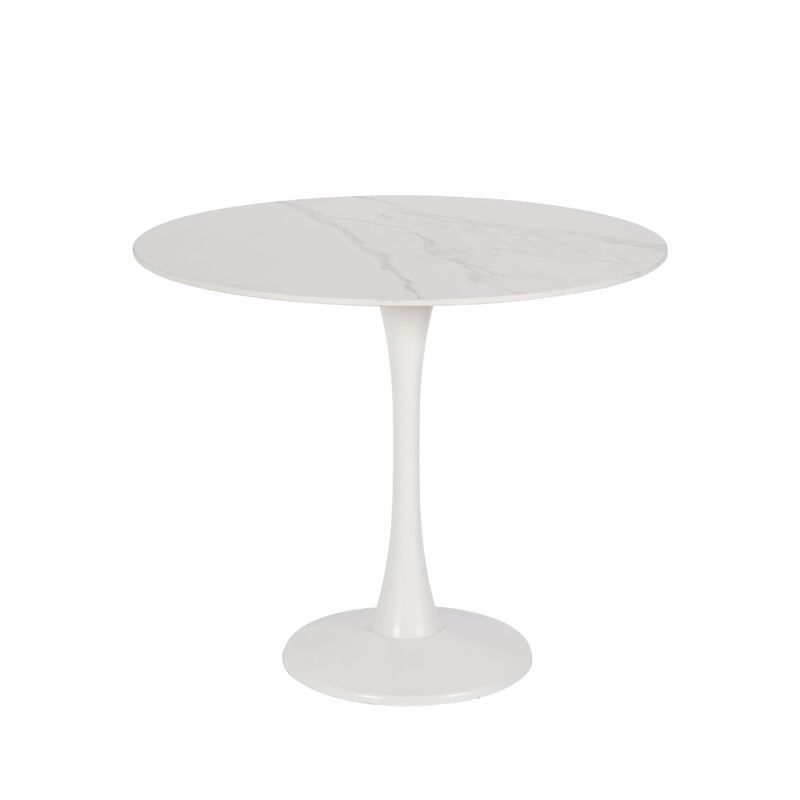 Liberta - Maison ICE Τραπέζι Ροτόντα Λευκό Φ90x75cm 02-0709