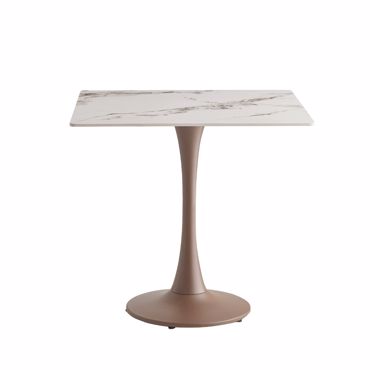 Liberta - Maison COCOA Τραπέζι Λευκό Μάρμαρο 80x80x75cm 02-0711