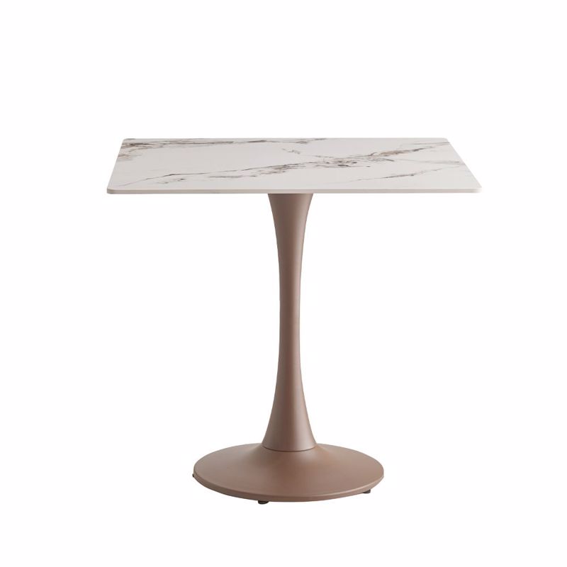 Liberta - Maison COCOA Τραπέζι Λευκό Μάρμαρο 80x80x75cm