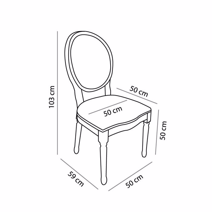 Liberta - Maison LUDOVIQUE Karekla Sand/Beige 50x59x103cm 03-1036