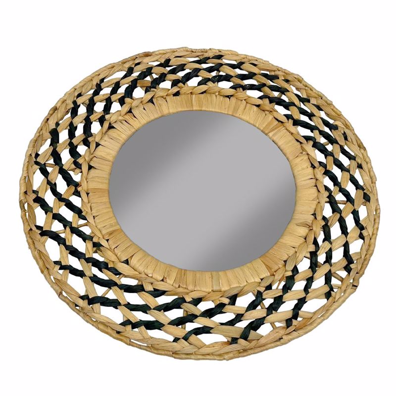 Liberta - Maison ROMVUS Καθρέπτης Φυσικός/Μαύρος Φ60x3.