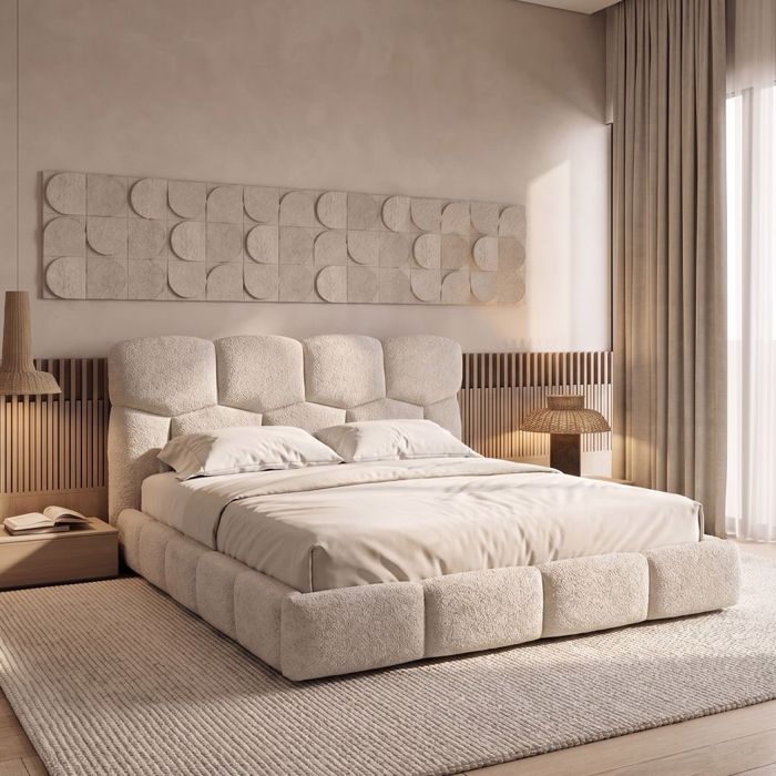 Liberta - Maison HONEYBEE Krebati (Ga Stroma 160x200cm) Cream 184x220x102.2cm 40-0079
