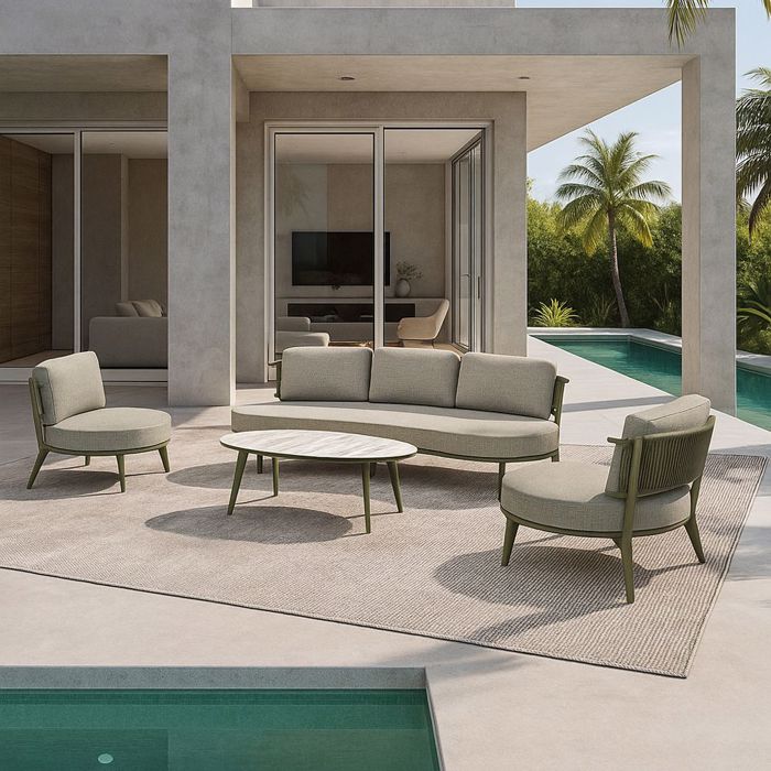 Liberta - Maison LA LUNA Set Saloni Exoterikou Xorou Ladi 218x87x68cm 49-0005