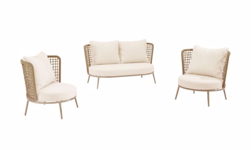 Liberta - Maison POLO Σετ Σαλόνι Εξωτερικού Χώρου Μπεζ 49-0010