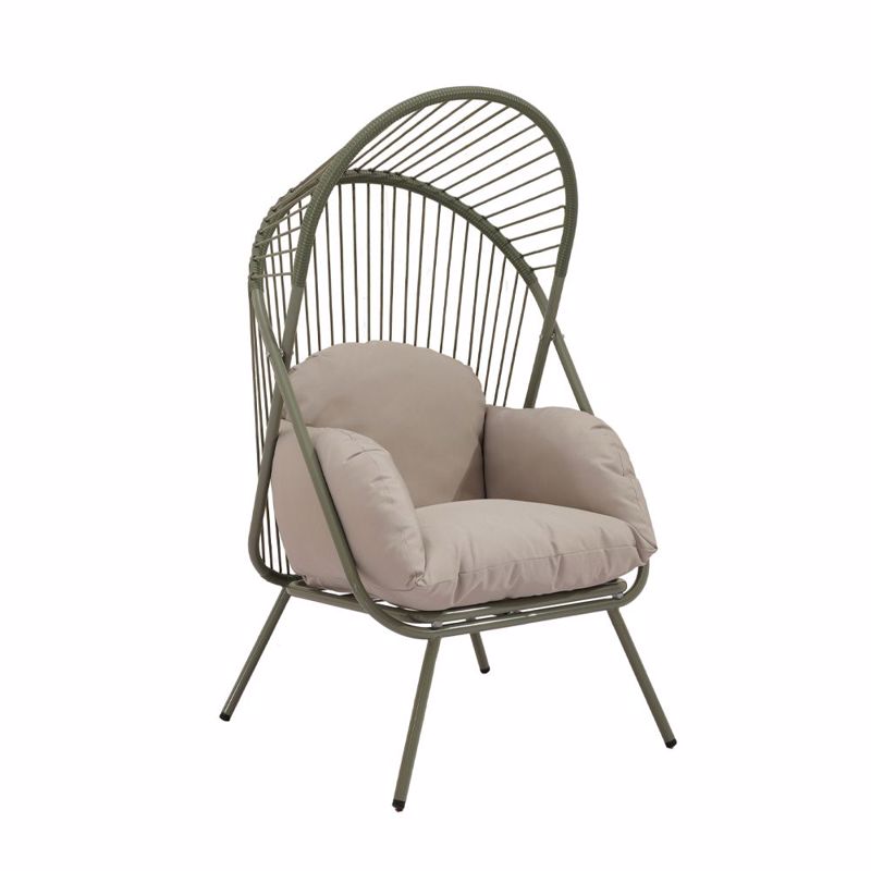 Liberta - Maison SUN Πολυθρόνα Λαδί 75x69x135.5cm 51-0019