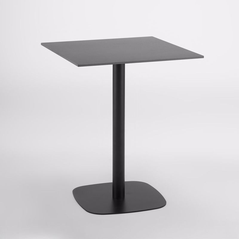 Liberta - Maison QUADRA Τραπέζι Μαύρο Πέτρα 60x60x74cm 52-0028