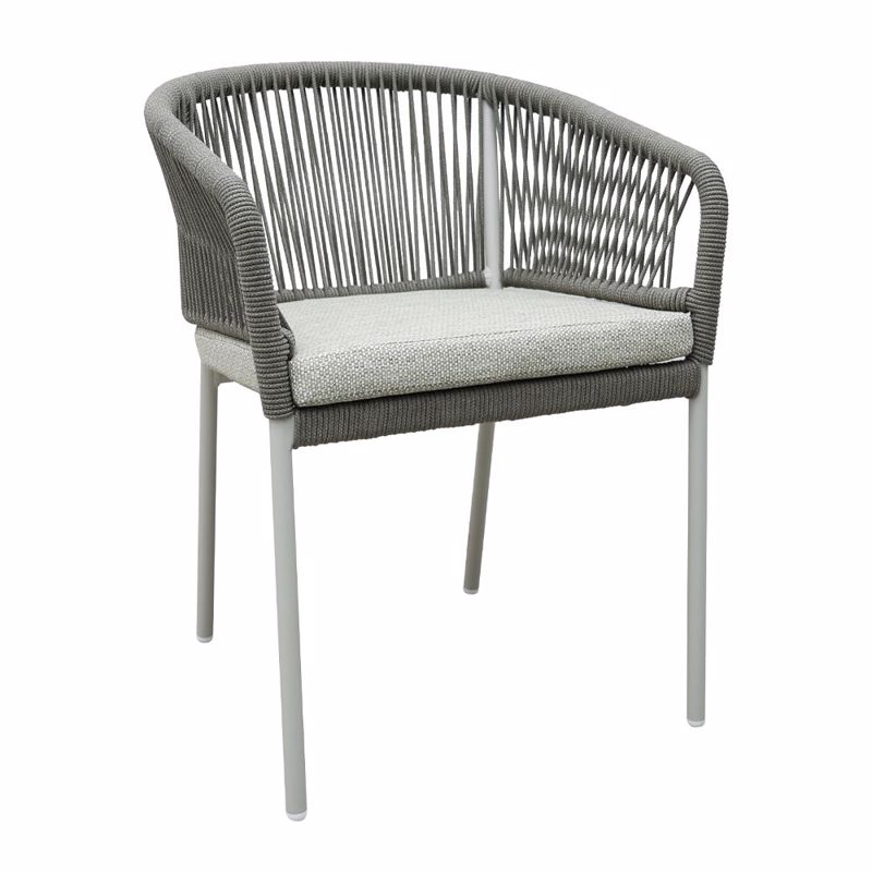 Liberta - Maison TONDO Καρέκλα Latte/Off White 62x57x80cm 53-0042