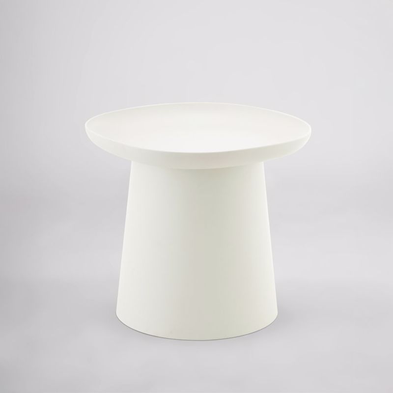 Liberta - Maison PLATE Coffee Table Off White Φ50x47.5cm 54-0019