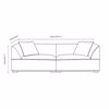 Liberta - Maison RULER Trithesios Kanapes Ggri 243x101x69cm 70-0436