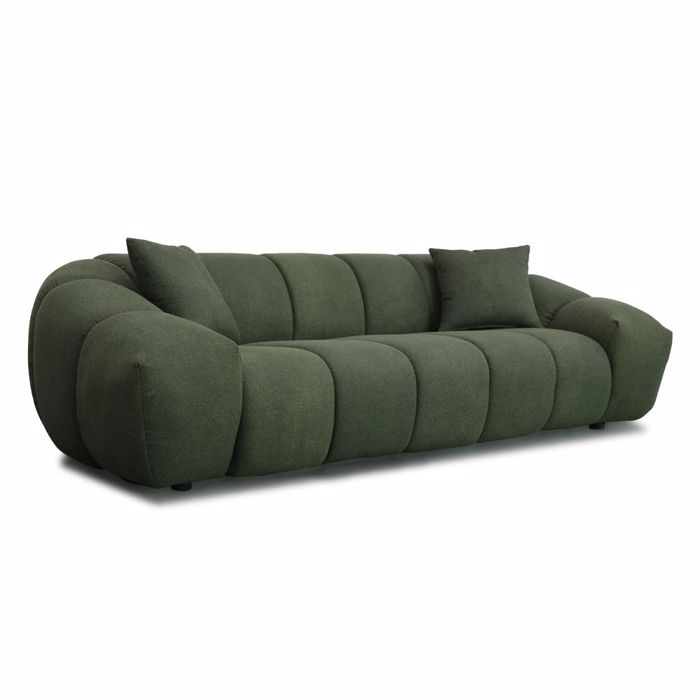 Liberta - Maison BOSSANOVA Trithesios Kanapes Skouro Prasino 255x115x71cm 70-0437