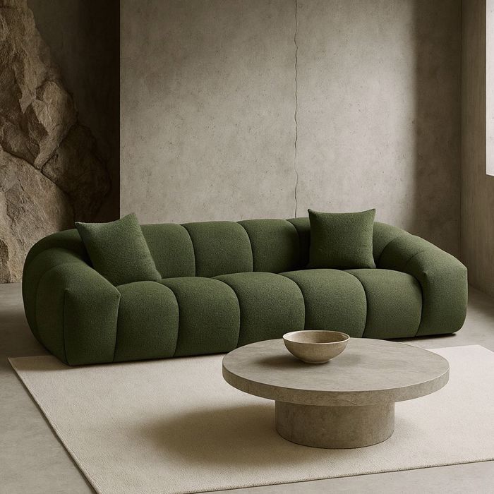 Liberta - Maison BOSSANOVA Trithesios Kanapes Skouro Prasino 255x115x71cm 70-0437