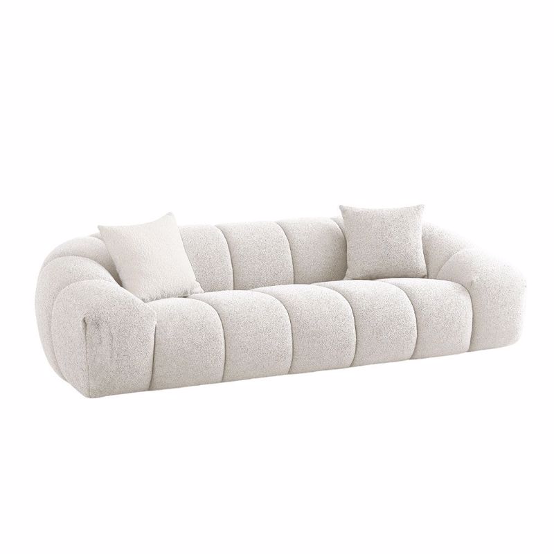 Liberta - Maison BOSSANOVA Τριθέσιος Καναπές Off White 255x115x71cm 70-0438