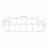 Liberta - Maison BOSSANOVA Trithesios Kanapes Off White 255x115x71cm 70-0438
