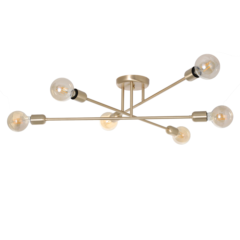 NG Santas - ΣΗΜΑΝΤΙΚΟ: Σε περίπτωση διαφοράς τιμής από το κατάστημα ισχύει παντα και μόνο η τιμή του καταστήματος NG Santas Φωτιστικό Οροφής 6Φωτο Μεταλλικό Χειροποίητο