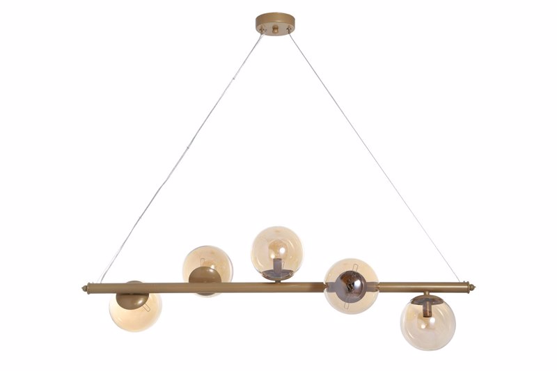 NG Santas - ΣΗΜΑΝΤΙΚΟ: Σε περίπτωση διαφοράς τιμής από το κατάστημα ισχύει παντα και μόνο η τιμή του καταστήματος NG Santas 5φωτο Φωτιστικό Οροφής Ράγα Μεταλλικό Χρυσό Μ