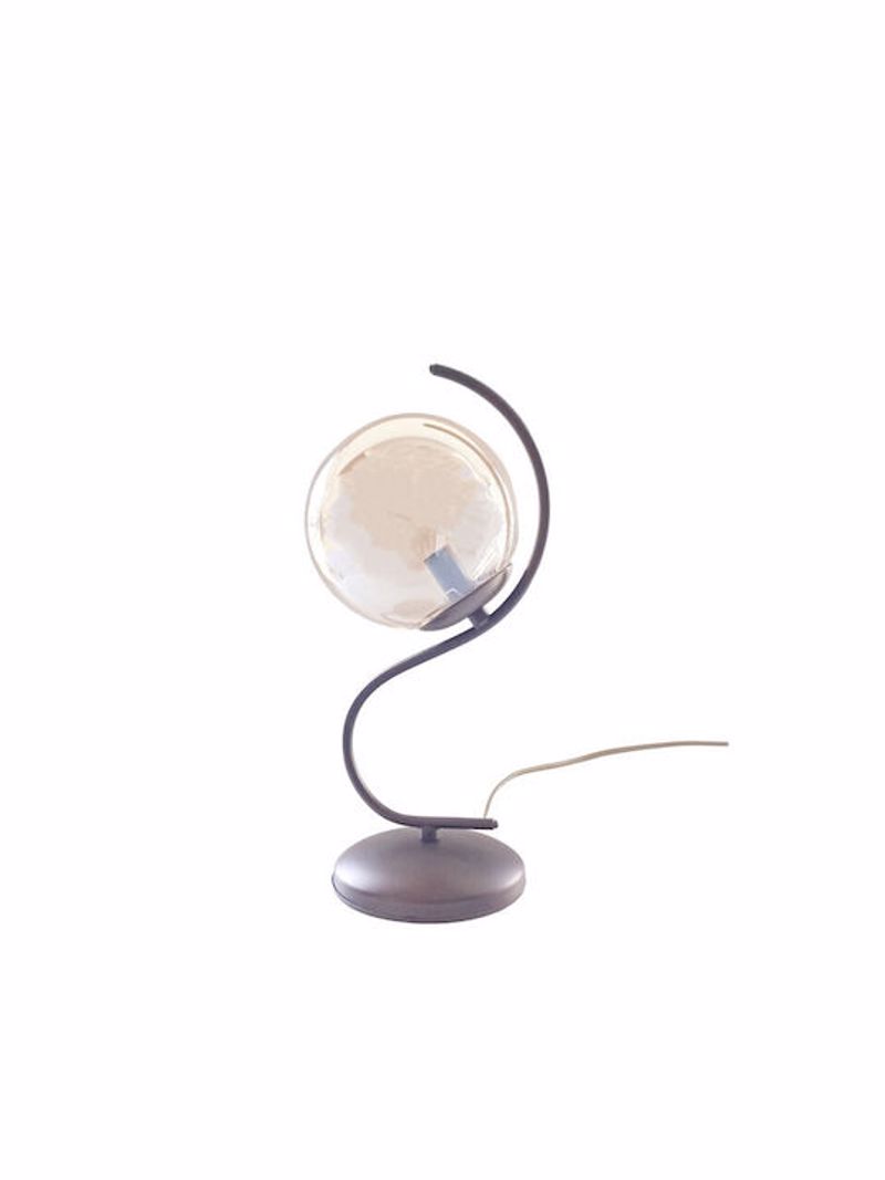 NG Santas - ΣΗΜΑΝΤΙΚΟ: Σε περίπτωση διαφοράς τιμής από το κατάστημα ισχύει παντα και μόνο η τιμή του καταστήματος NG Santas Επιτραπέζιο Φωτιστικό Μεταλλικό με Μελί Γυαλί