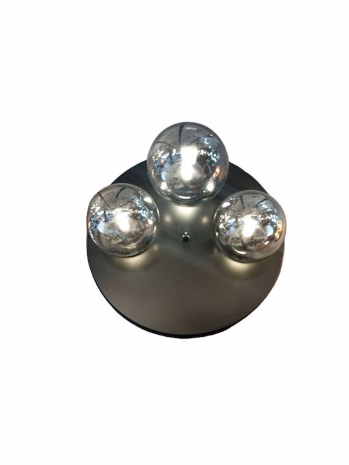 NG Santas Plafoniera Orofis Metalliki Mavri Trifoti G9 F40cm 713-40-BL