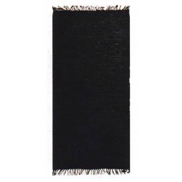 ΠΕΡΣΙΚΑ Χαλί Δερμάτινο με Κρόσσια 'Leather Rugs Solid' 130227/02G Black 70x130cm PRS030585 ΠΕΡΣΙΚΑ Χαλί Δερμάτινο με Κρόσσια 'Leather Rugs Solid' 130227/02G Black 70x130cm PRS030585