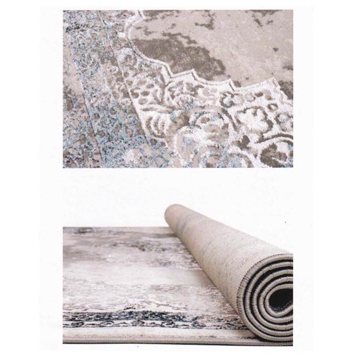 PERSIKA Xali 'Cresset' 6341 L. Grey/Blue se Diastaseis 200x290cm PRS030106