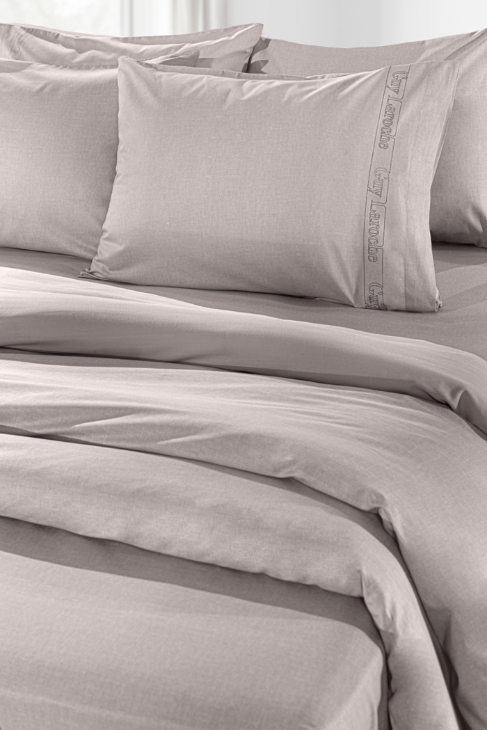 Guy Laroche uperdiplo Sentoni Easy Iron me Lastixo Color Plus Melanze 160x200cm