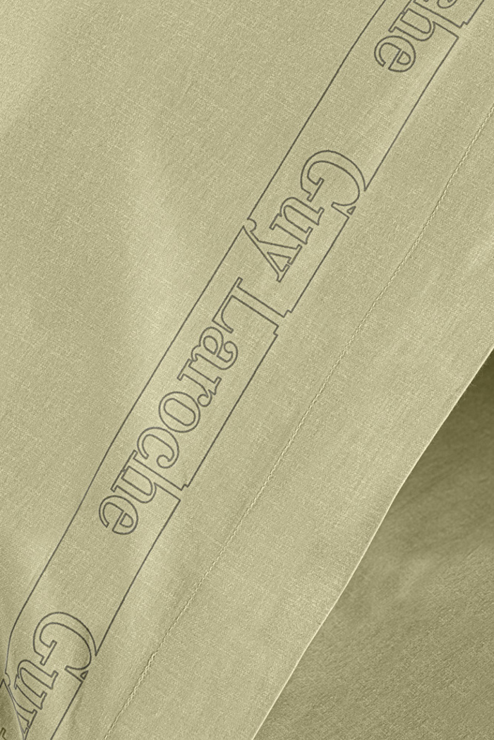 Guy Laroche Sentoni King Size Easy Iron me Lastixo Color Plus Olive 180x200cm