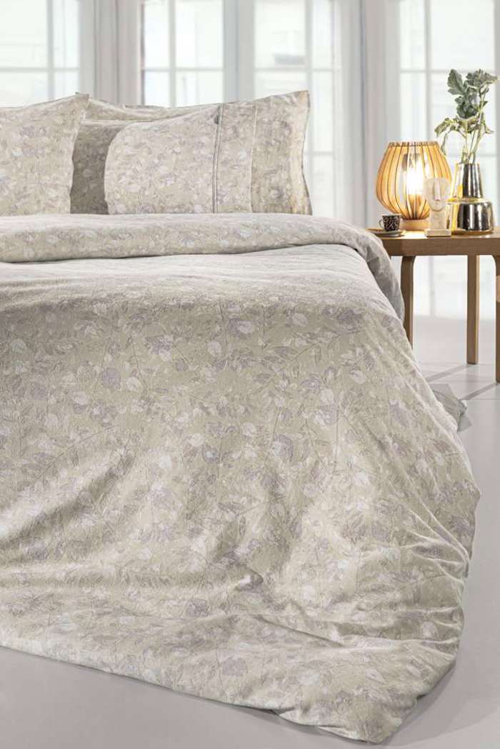 Guy Laroche Set Sentoni me Lastixo kai Panosentono me Maxilarothiki Elodie Natural Flannel 100x200+32