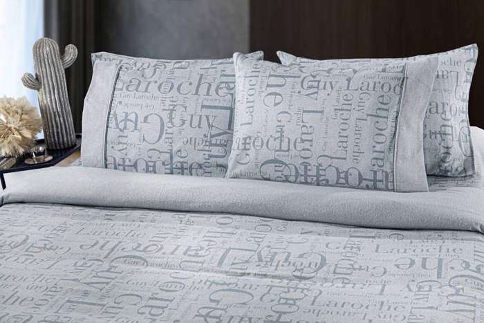Guy Laroche Set Paplomatothiki kai Duo Maxilarothikes Brand Raf Flannel 225x245cm