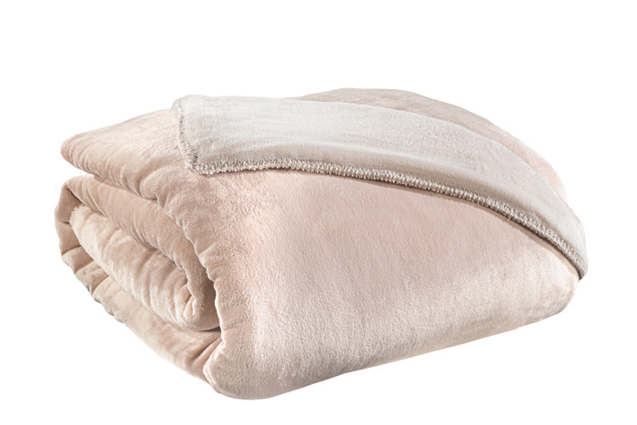 Guy Laroche Σετ Κουβέρτα Velvet Pudra 160x240cm και Διακοσμητικό Μαξιλαράκι 45x45cm Guy Laroche Set Kouberta Velvet Pudra 160x240cm kai Diakosmitiko Maxilaraki 45x45cm
